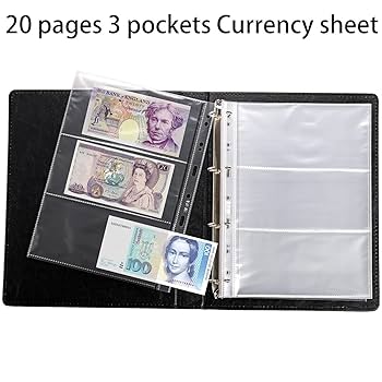 Amazon.com: Jucoan 310 Pockets Coin Currency Collection Book